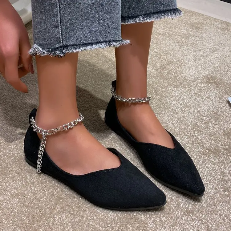 Pointed Hollow Retro New Baotou Single Shoe Women's Leopard Pattern Fashion Suede Light