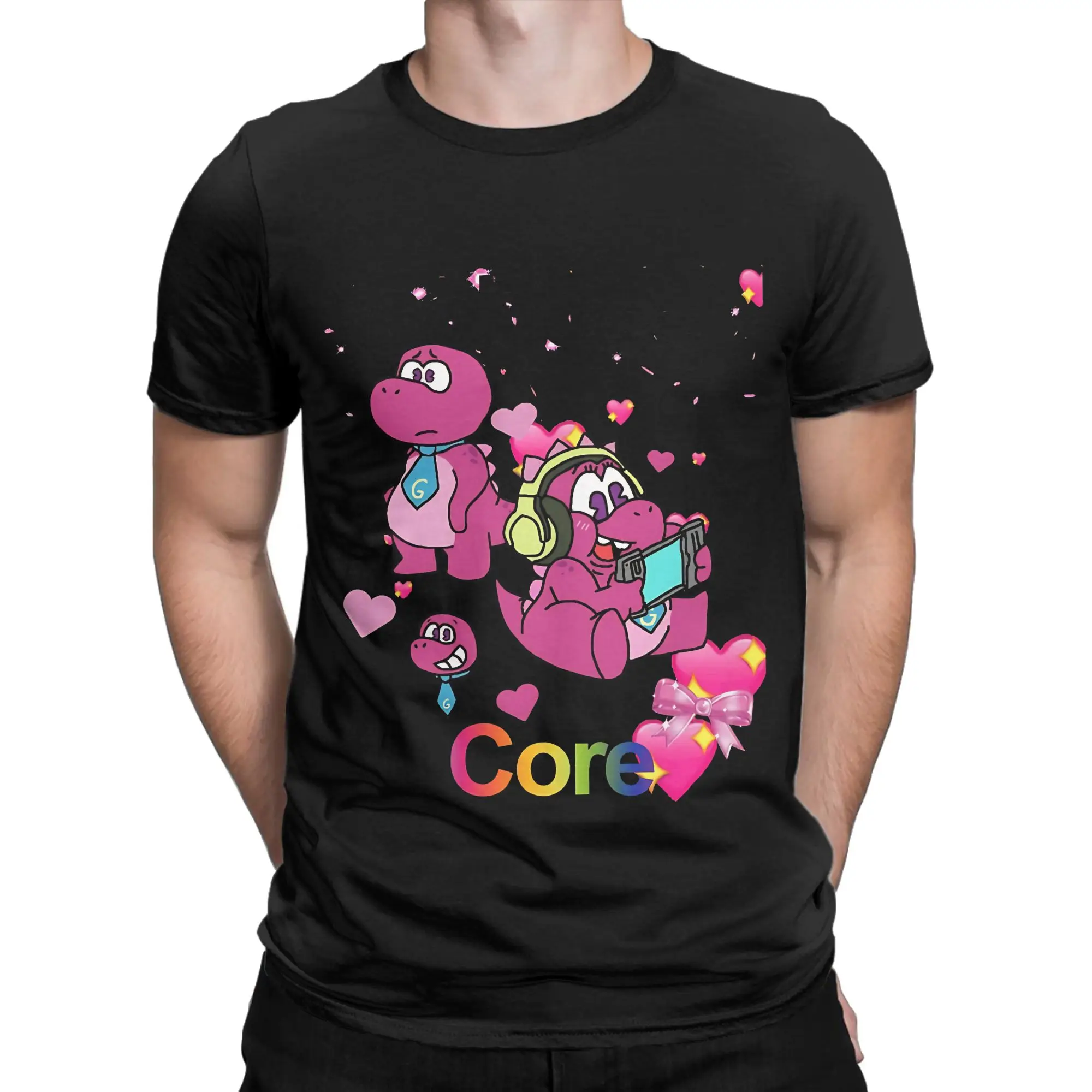 Gobbles Core Graphic 100% Cotton T-Shirt Gameoverse Tops Tees For Men