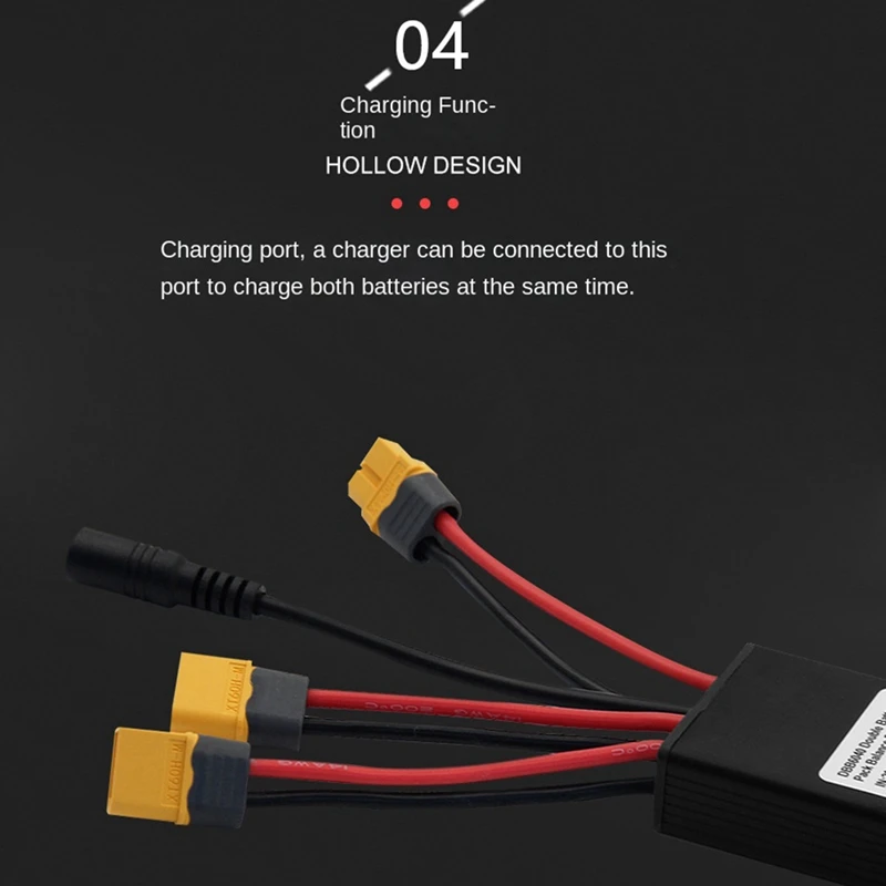 Convertitore di scarica doppia batteria per bici elettrica 20V‐72V 40A Adattatore per modulo parallelo a doppia batteria per motore E-Bike