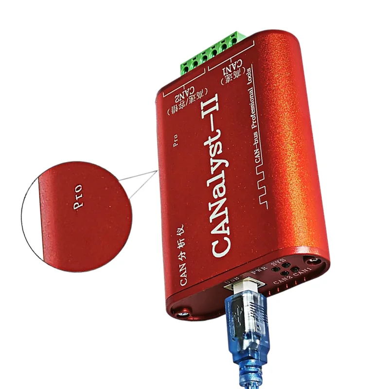 

ABSQ-CAN Analyzer Canalyst-II PRO Canopen J1939 USBCAN-2II Converter Compatible With ZLG USB To CAN Usbalyst-II