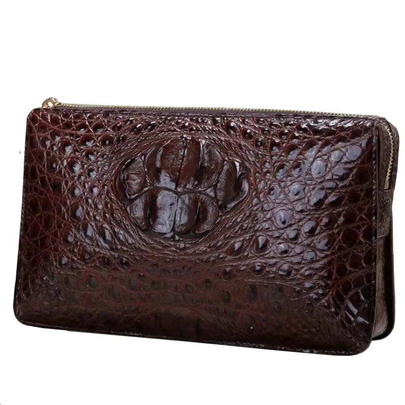 

ourui new arrival man holding clip brown men clutch bag men bag