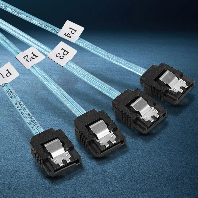 미니 SAS HD 12G SFF-8643, SATA 케이블 4 개, 내부 SFF 8643 마더보드 컨트롤러, SATA 하드 드라이브 서버 케이블 4 개, 0.5m, 1m