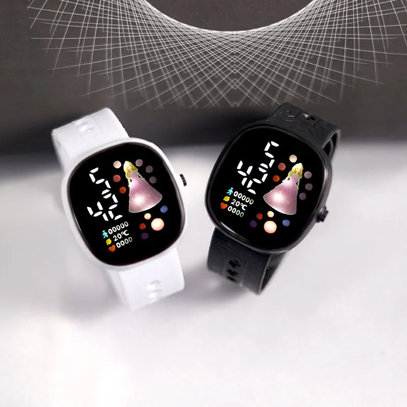 

Kids Digital Watches Adjustable Silicone Strap Waterproof Children's Watch Boys Sports Wrist Electronic Watch For Boys Girls