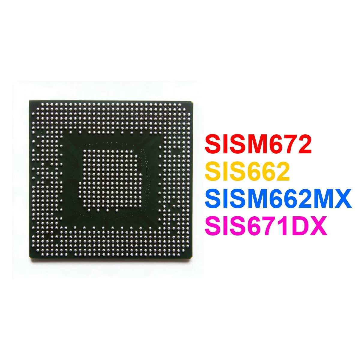  test very good product SISM672 SIS M672 SIS662 SIS 662 SISM662MX SIS M662MX SIS671DX SIS 671DX BGA Chipset