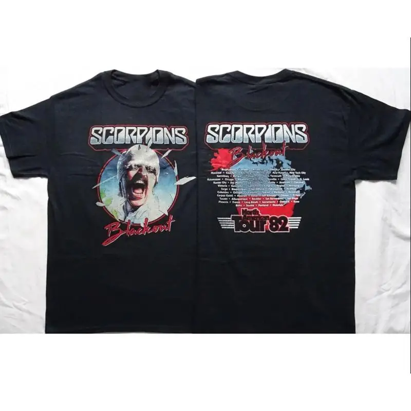 Scorpions Blackout North American Tour 82 T-Shirt Größe S 5XL