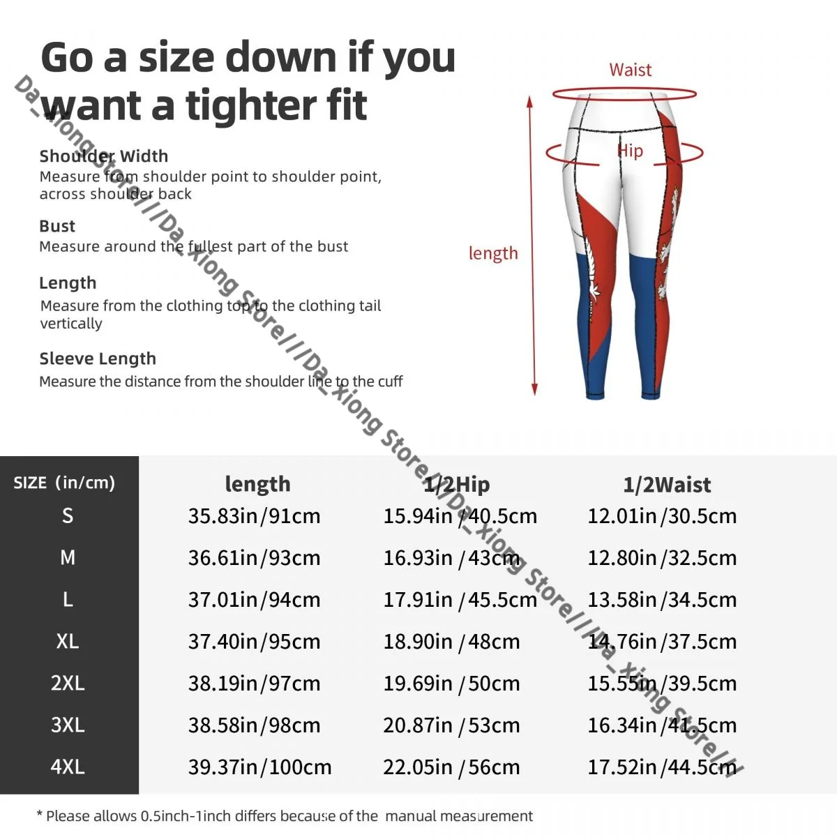 Ladies High Waist Yoga Leggings With Side Pockets Alternate Flag Of Czech Republic Sports Running Pants view 4