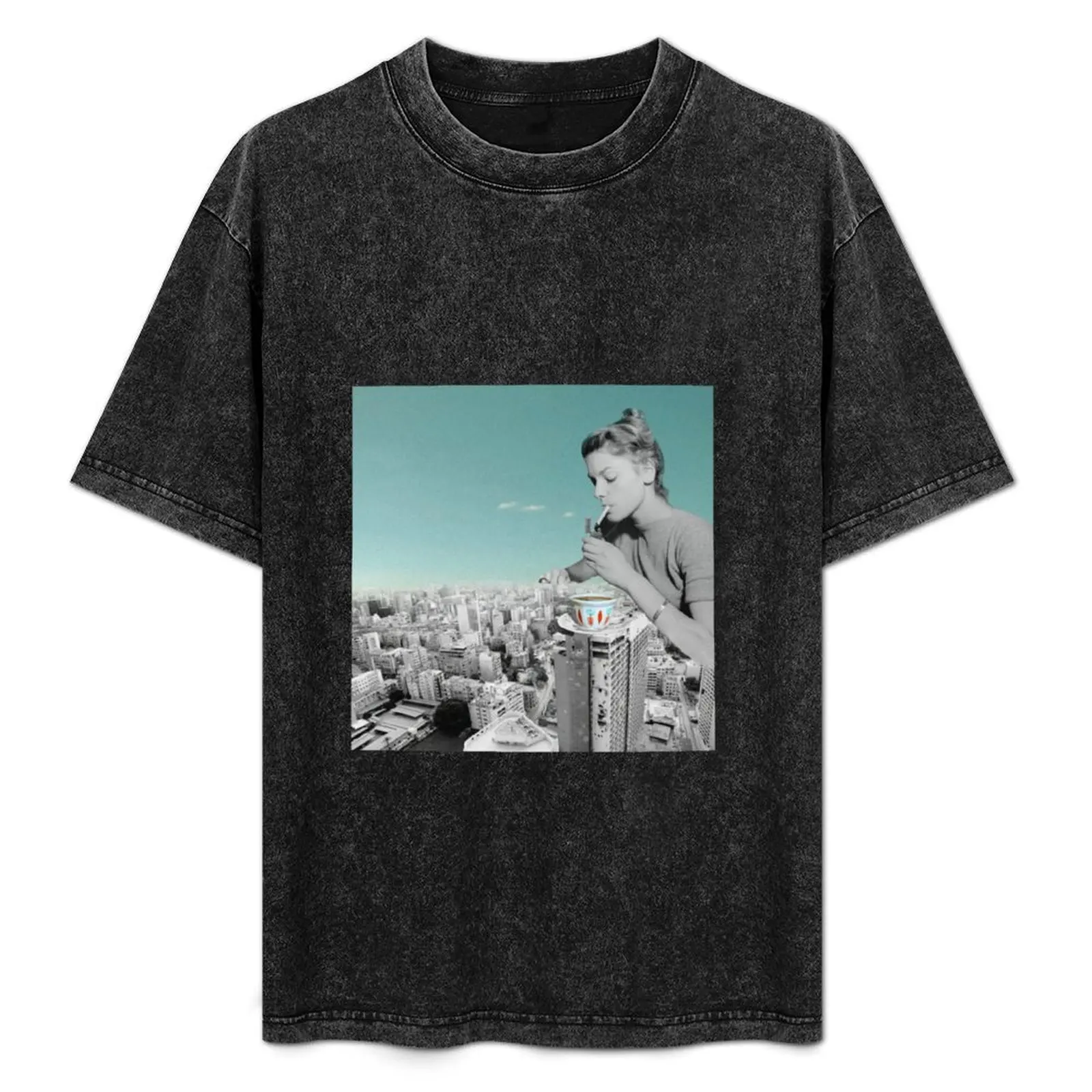 Morning Smoke T-Shirt Casual Daily Graphic Tee
