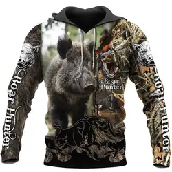 Men's Hoodies Hunting Graphic Camo 3D Printed sweatshirts clothing Harajuku Fashion Hooded Autumn Long Sleeve Hoodie for Men