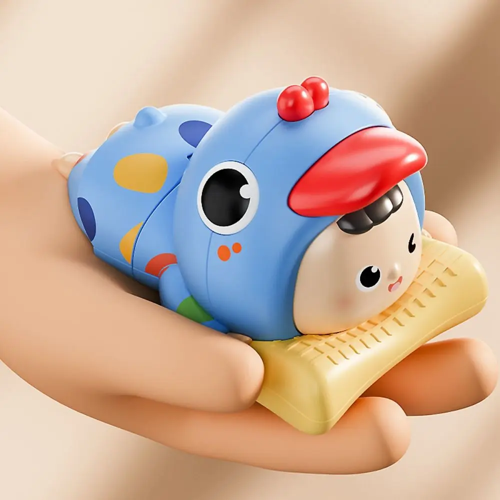 Learns To Crawl Crawling Baby Toys Clockwork Climbing Big Eyes Learning Crawling Doll Funny Cartoon Twist Walking Duck Toddler