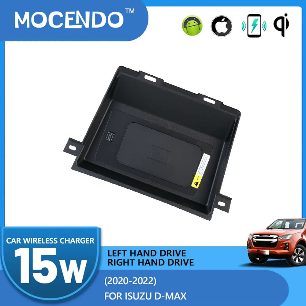 

For Isuzu D-Max Car Wireless Charger Accessories Auto Car Charger Compatible with Xiaomi iPhone Phone Car Tools