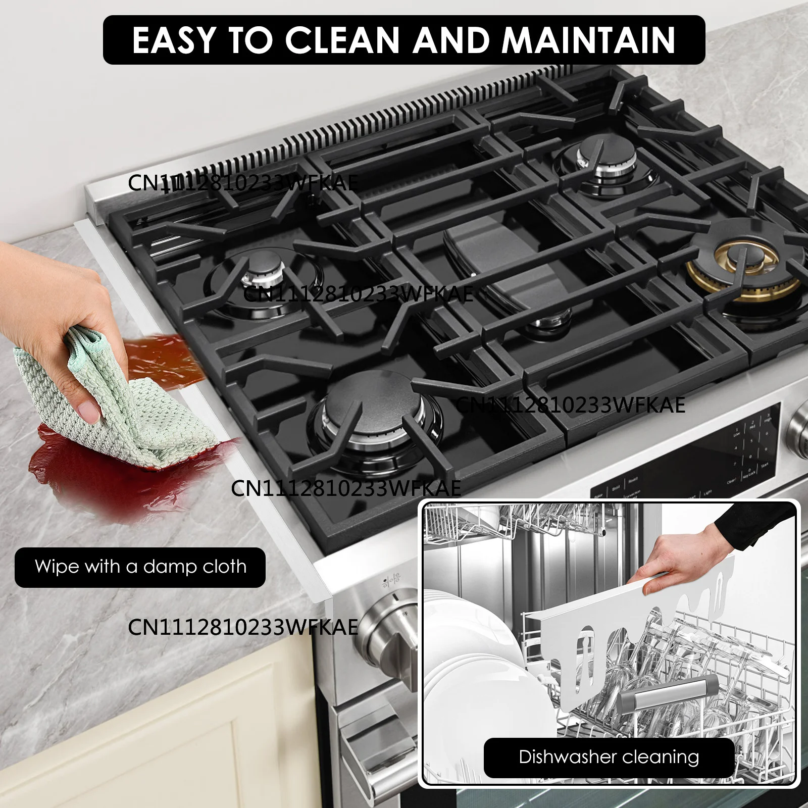 Stove Gap Covers Stainless Steel Stove Gap Covers Heat Resistant Oven Gap Filler Seals Spaces Between Stovetop and Counter
