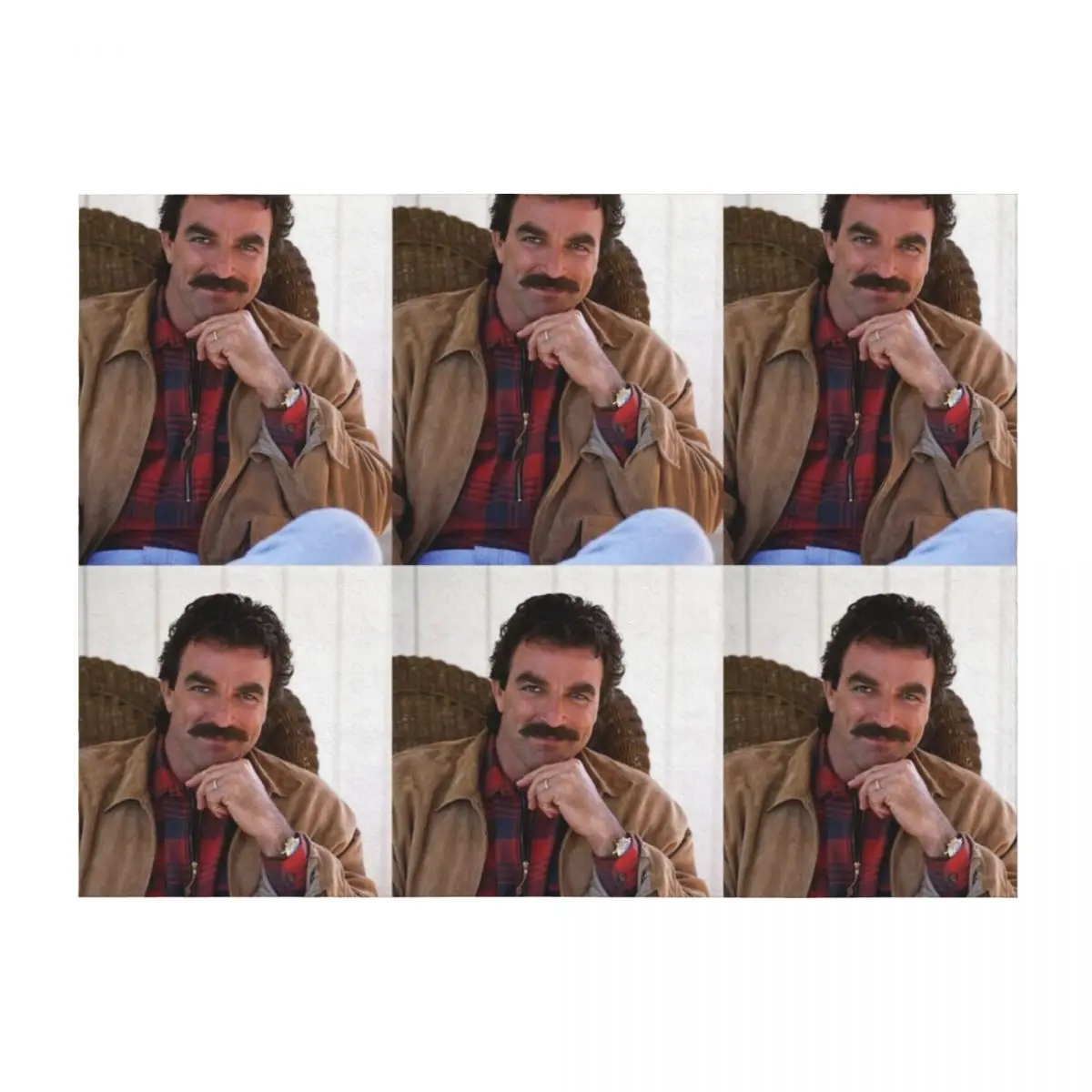 

Tom Selleck handsome Throw Blanket Warm Beautifuls for babies decorative Blankets