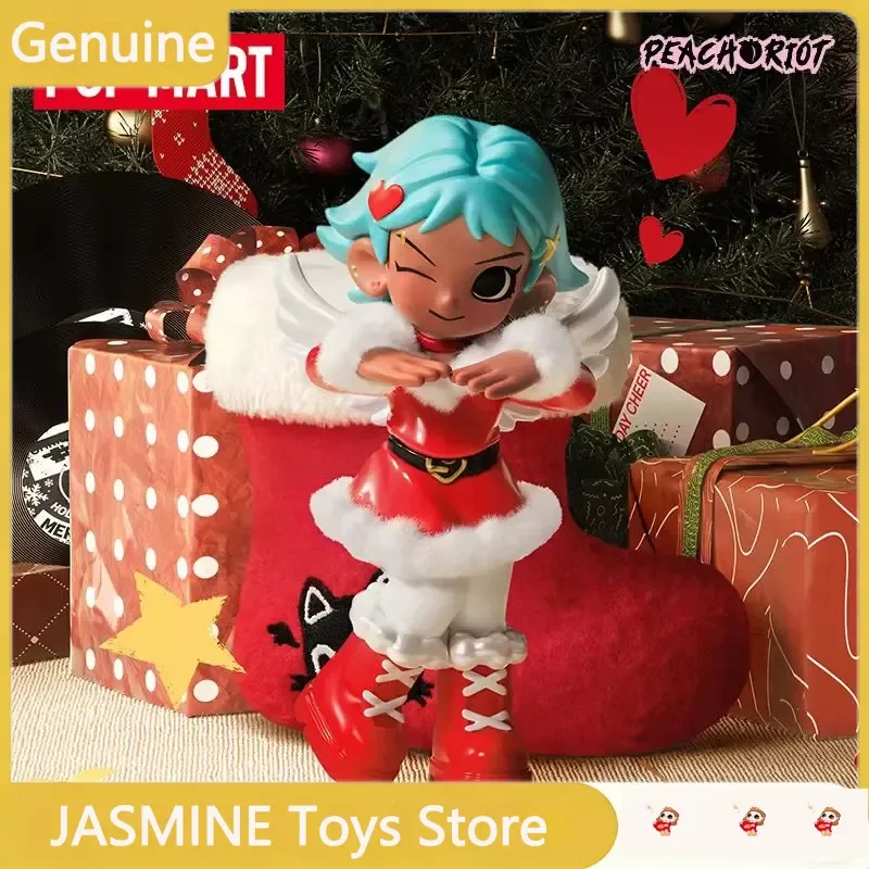 POPMART Lil Peach Riot Holiday Suite Series: Коллекционные фигурки-сюрпризы, милые украшения ручной работы, подарочные наборы на день рождения