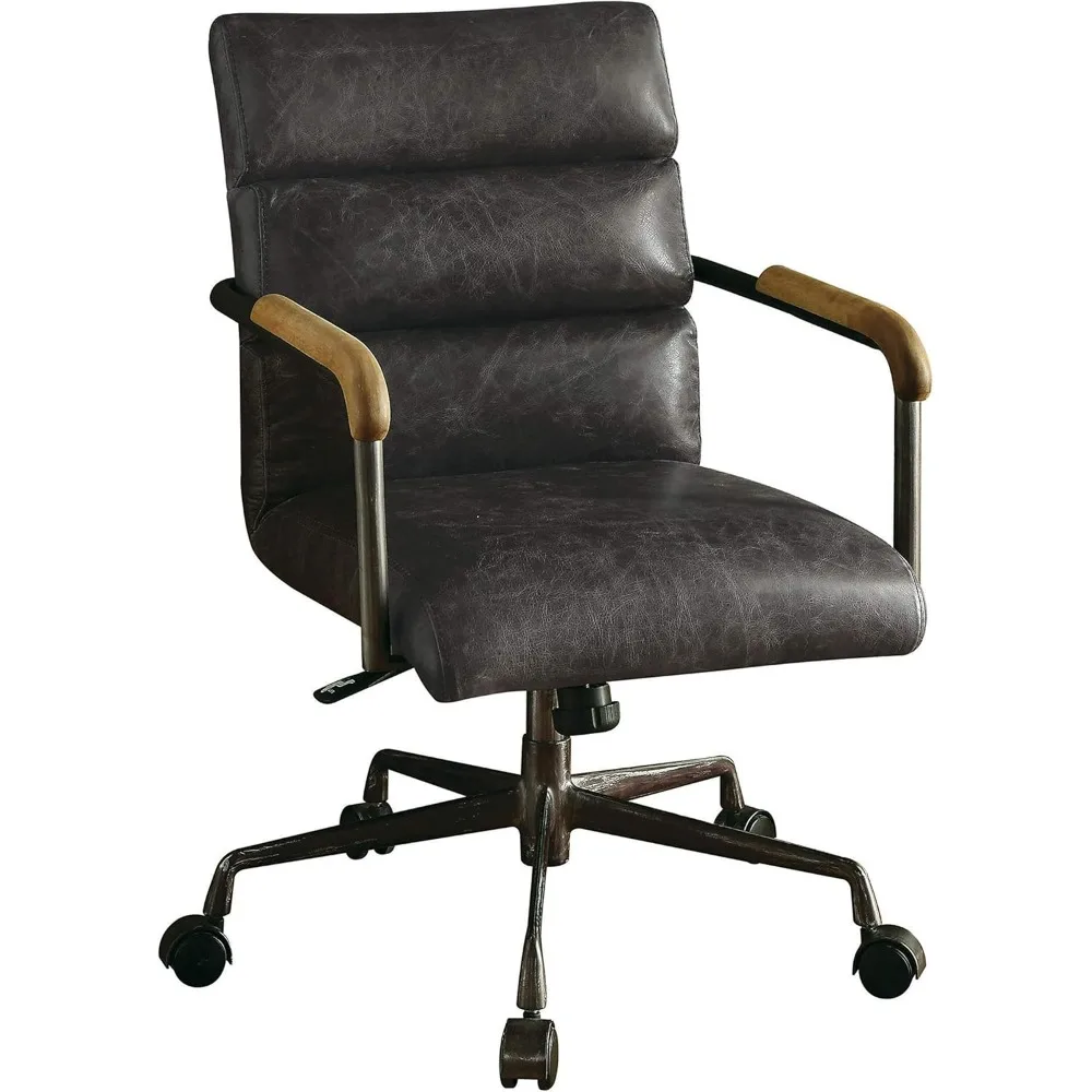 Gaming Chairs,Leather Swivel Office Chair In Antique Ebony,office Chair