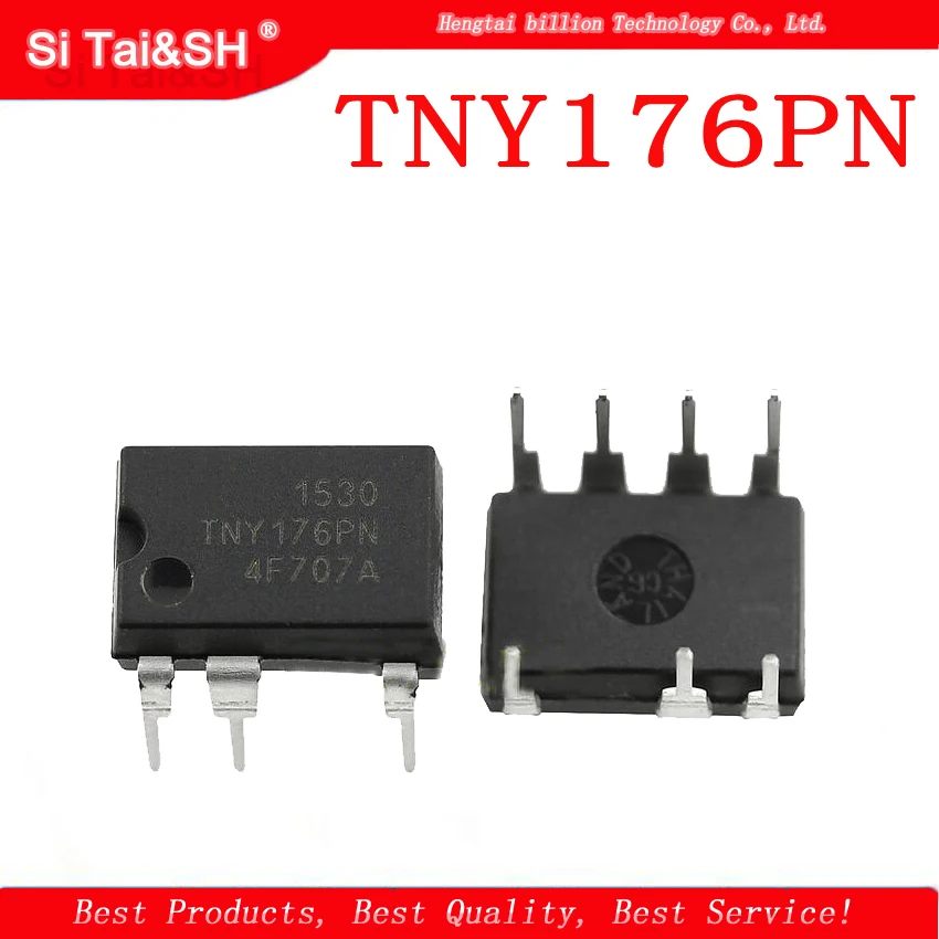 5PCS  TNY176PN TNY176 TNY176P DIP7   New offline LCD power switch chip