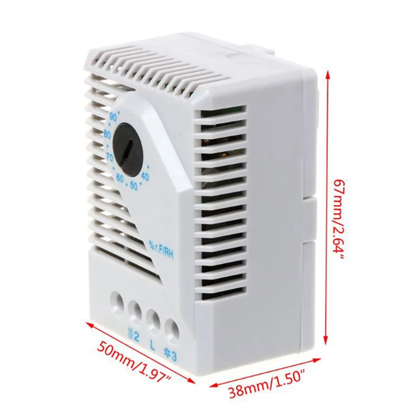 A47U Mechanical Hygrostat Humidity Controller Connect Fan Heater For Cabinet MFR012