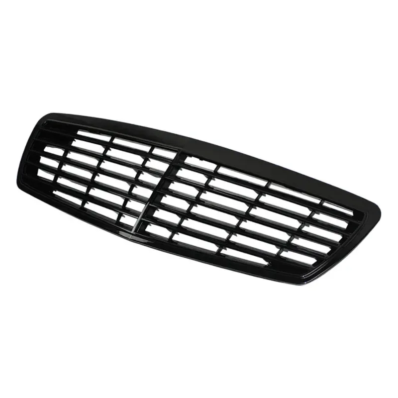 

Gloss Black Front Grill Grille For E-Class 2002-2006