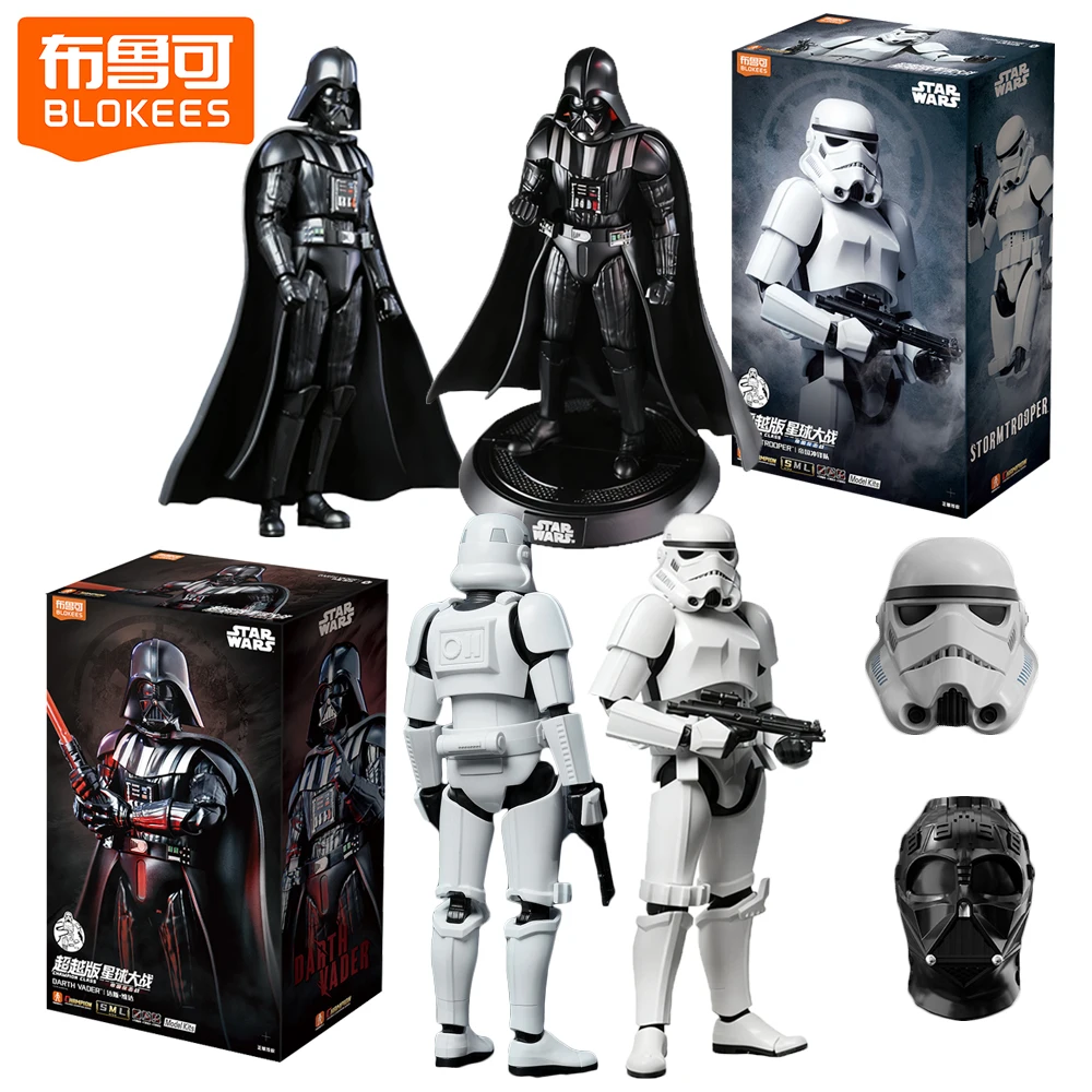 New BLOKEES Star Wars Champion Class Action Figures Stormtrooper Darth Vader Characters Model Kits Christmas Gifts for Friends