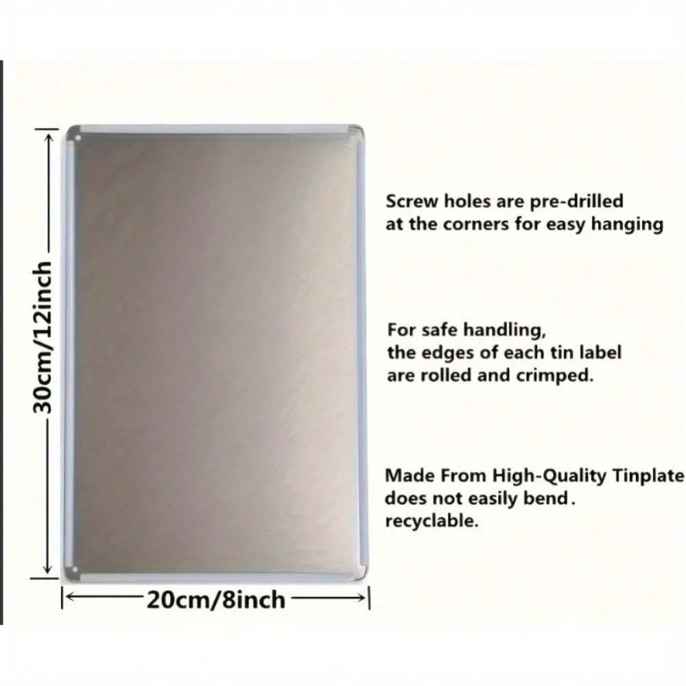 خمر الزنجبيل مخبز معدن القصدير تسجيل - الرجعية عيد الميلاد المطبخ جدار ديكور احتفالي غريب الأطوار تصميم عطلة هدية للمنزل Ca #2