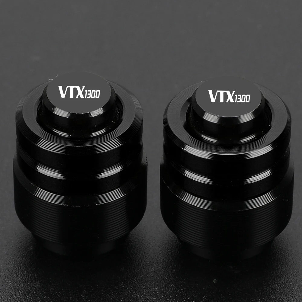 Motorcycle FOR HONDA VTX1300 2003-2010 2009 2008 VTX1300 RETRO Tire Valve Stem Caps Cover & Rearview Mirror Plug Hole Screw Cap