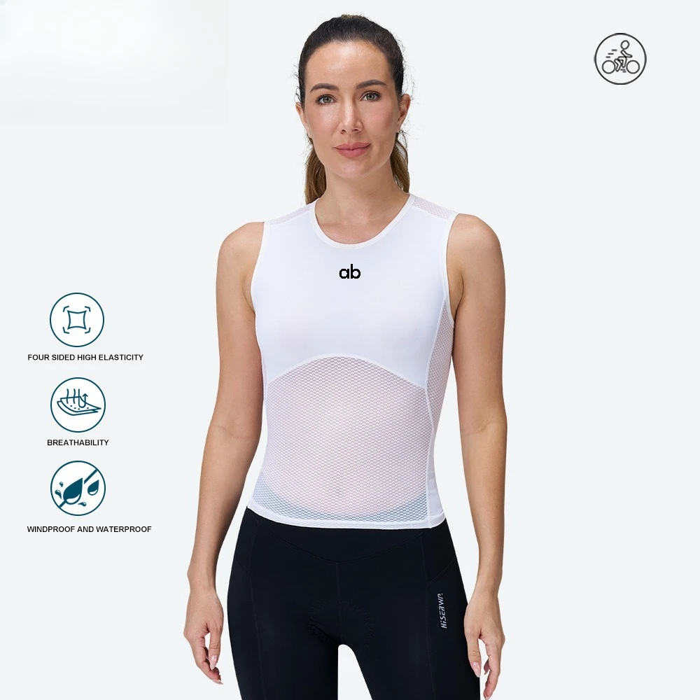 Chaleco de Yoga para Mujer, Ropa Interior Deportiva de Ciclismo de Alta Calidad, Malla Transpirable de Secado Rápido, Camiseta Interior para Ciclismo de Montaña y Carretera