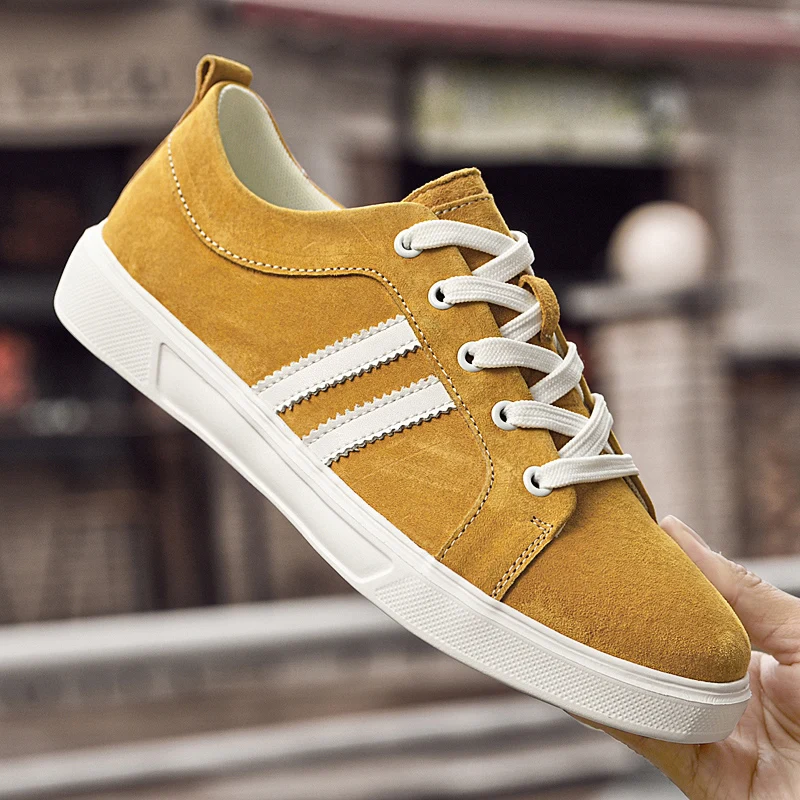 

Men Genuine Autumn Winter Board Shoes Suitable for Young People with A Casual High-end Feeling Breathable Anti Slip