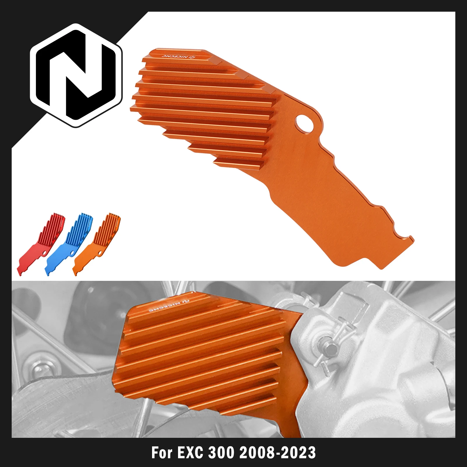 

NICECNC For KTM EXC 300 2008-2023 EXC 250 EXCF 350 SX 125 SXF 250 SXF 450 XCW 300 XC XCF Rear Brake Heat Sink Caliper Cooler