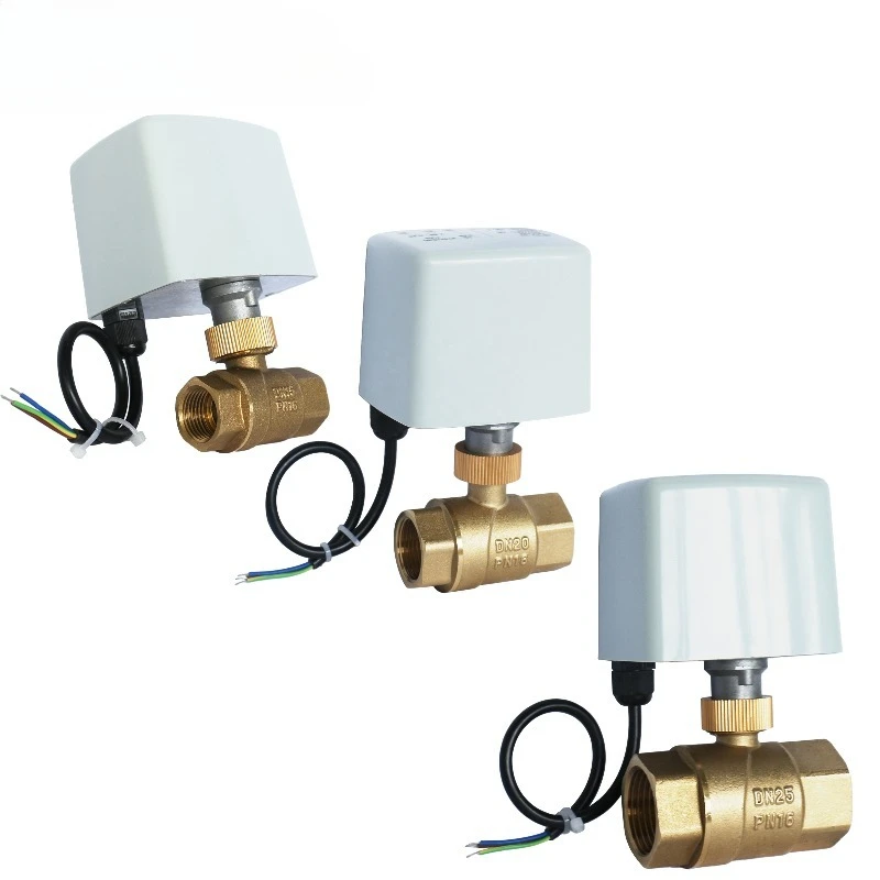 

1/2 "3/4" 1 "full bore electric ball valve, electric two-way valve, for three-wire control of various water supply systems