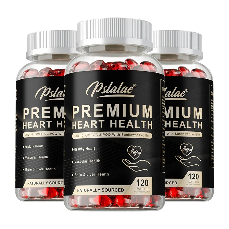 

Premium Heart Health - Supports Heart, Blood Vessels, Brain and Liver Health, Promotes Circulation, Boosts Immune System