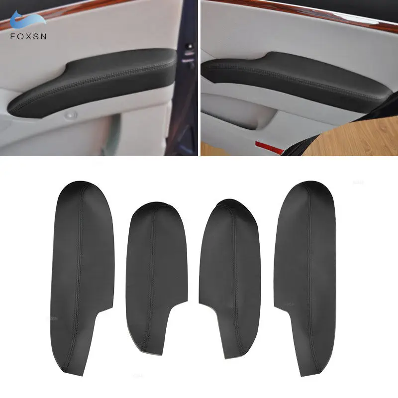 

4pcs Soft Leather Armrest Cover For Hyundai Veracruz Car Interior Door Armrest Panel Skin Cover Stickers Trim Accessories