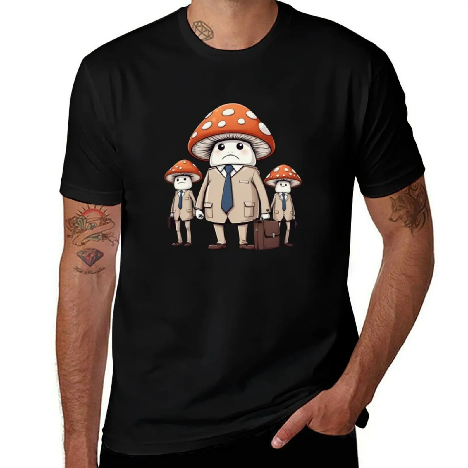 

Corporate Shrooms T-Shirt T-Shirt funny costumes Anime t-shirt rapper graphic tees plain black t shirts men
