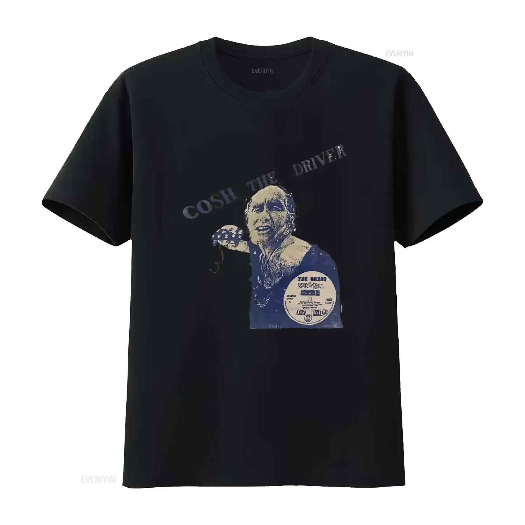 1999 Sex Pistols Punk Rock Band T Shirt XL 24x30 COSH THE DRIVER Design with Brass Knuckles Print vintage Washed Comfortable