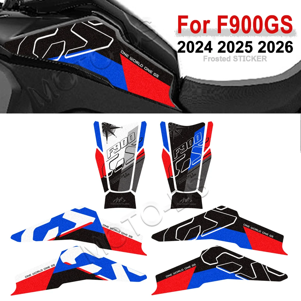 Motorcycle Accessories Frosted Anti-slip Stickers Fuel Tank Pad Decals For F900GS F900 GS F 900 Adventure ADV 2024 2025 2026