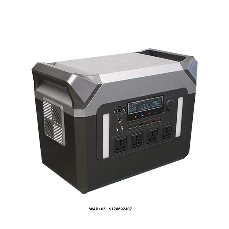 220V Outdoor Portable Power Bank Large Capacity for RV Driving Camping Pure Sine Wave Car No PV Panel Emergency Use