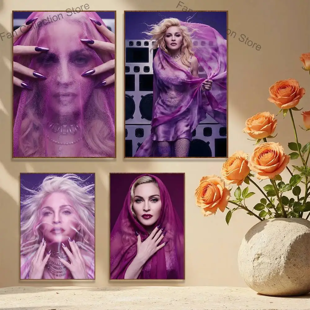 Confessions M-MadonnaS Singer Poster Prints Wall Art Picture Painting Gift Living Room Restaurant Bar Large Dec Sticker