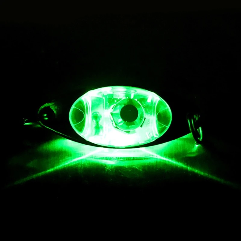 

LED Fishing Lures Underwater Flasher Halibut Flasher Lighted Fishing Spoons Saltwater Trolling Deep Drop Fishing Lures
