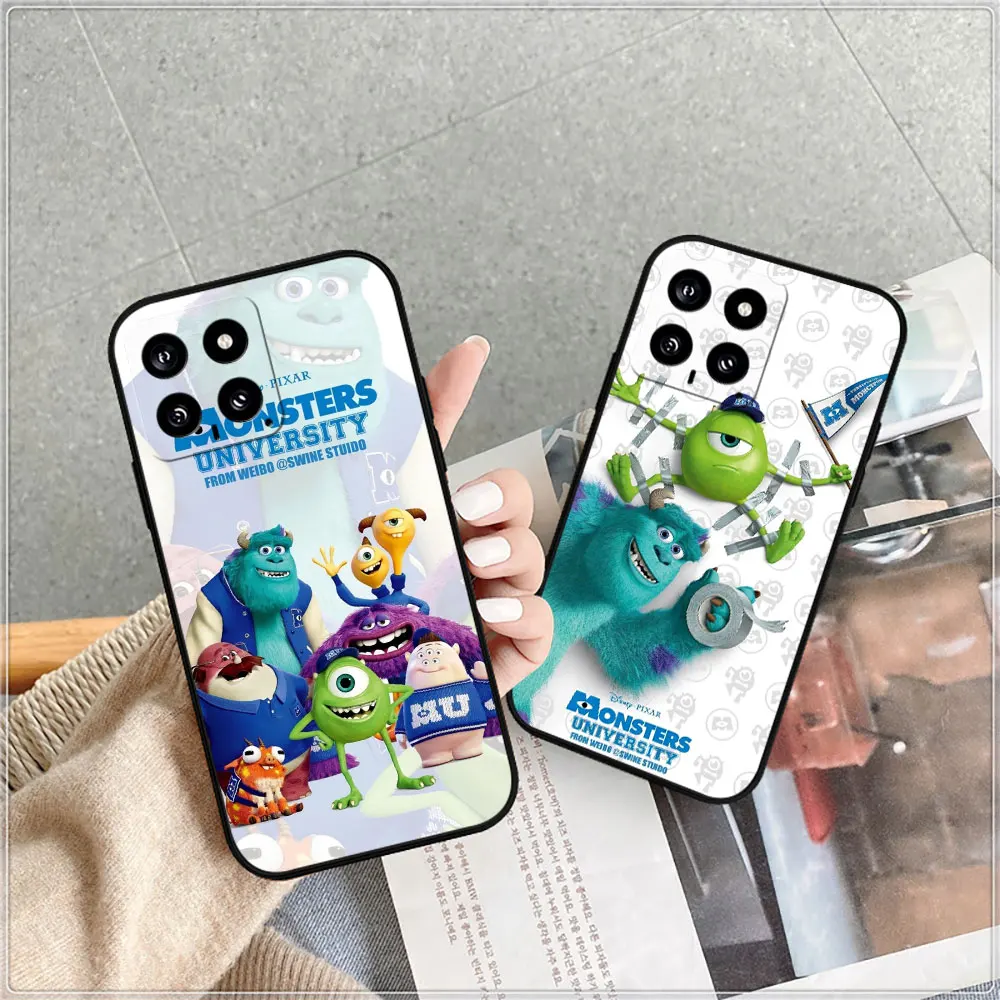 Disney Monsters Inc Cute Phone Case For Xiaomi Mi 14 13 13T 12 12T 11 5GNE 11T 11X 10 10T 9 8 Pro Lite Silicone Shockproof Cover