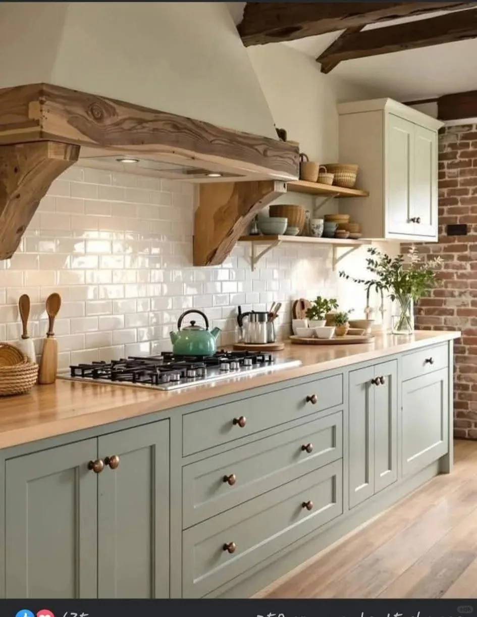 Perabot Dapur Kayu Solid (1 meter)