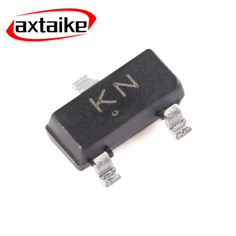 

100PCS 2SK3018 K3018 KN SOT-23 30V 100mA SMD N Channel MOSFETS SMD Triode Transistor