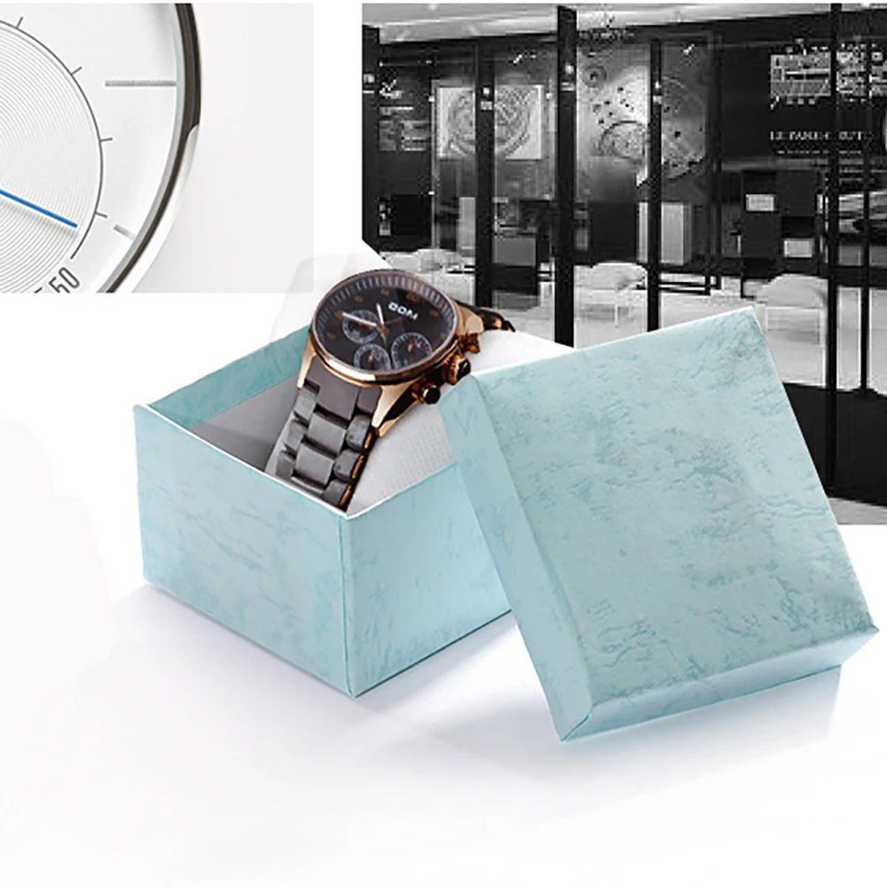 Wrist Watch Jewelry Case For Women Paper Jewelry Organizer For Men Multi-Function Storage Boxes With Cover For Gifts Packaging