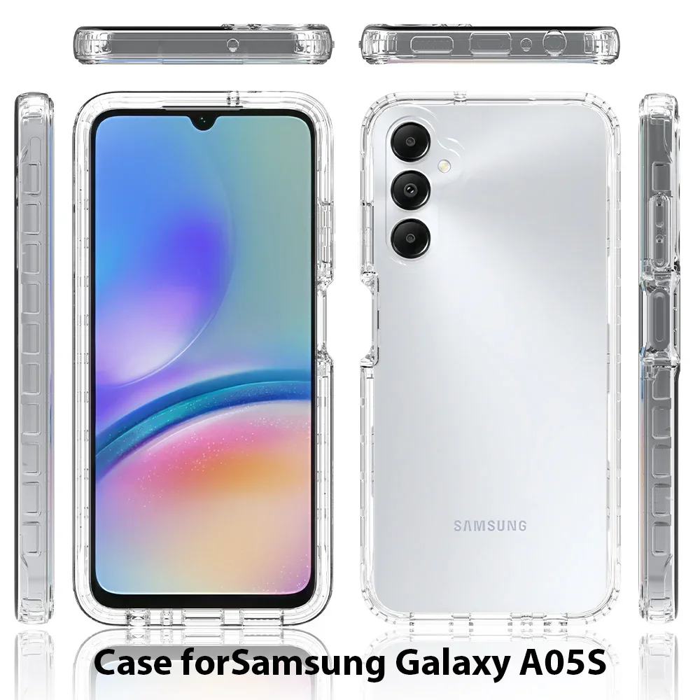 Clear Protective Armor Case for Samsung Galaxy A55 5G A15 A16 A35 A14 A34 A54 A33 A53 A73 A52 A72 Cases for Samsung A55 A 55 35