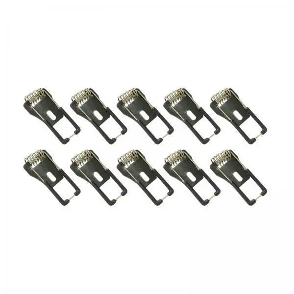 3xDownlight Panel Lamp Spring Clips Lighting Hardware Cold Rolled Steel 45x22 Mm Lamp Hanging Ears for Spotlights Ceiling Lamps