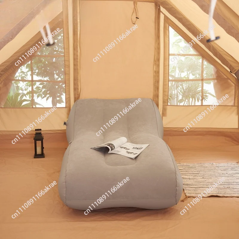 for Inflatable sofa office nap outdoor camping portable sleeping mat lazy recliner automatic inflatable bed
