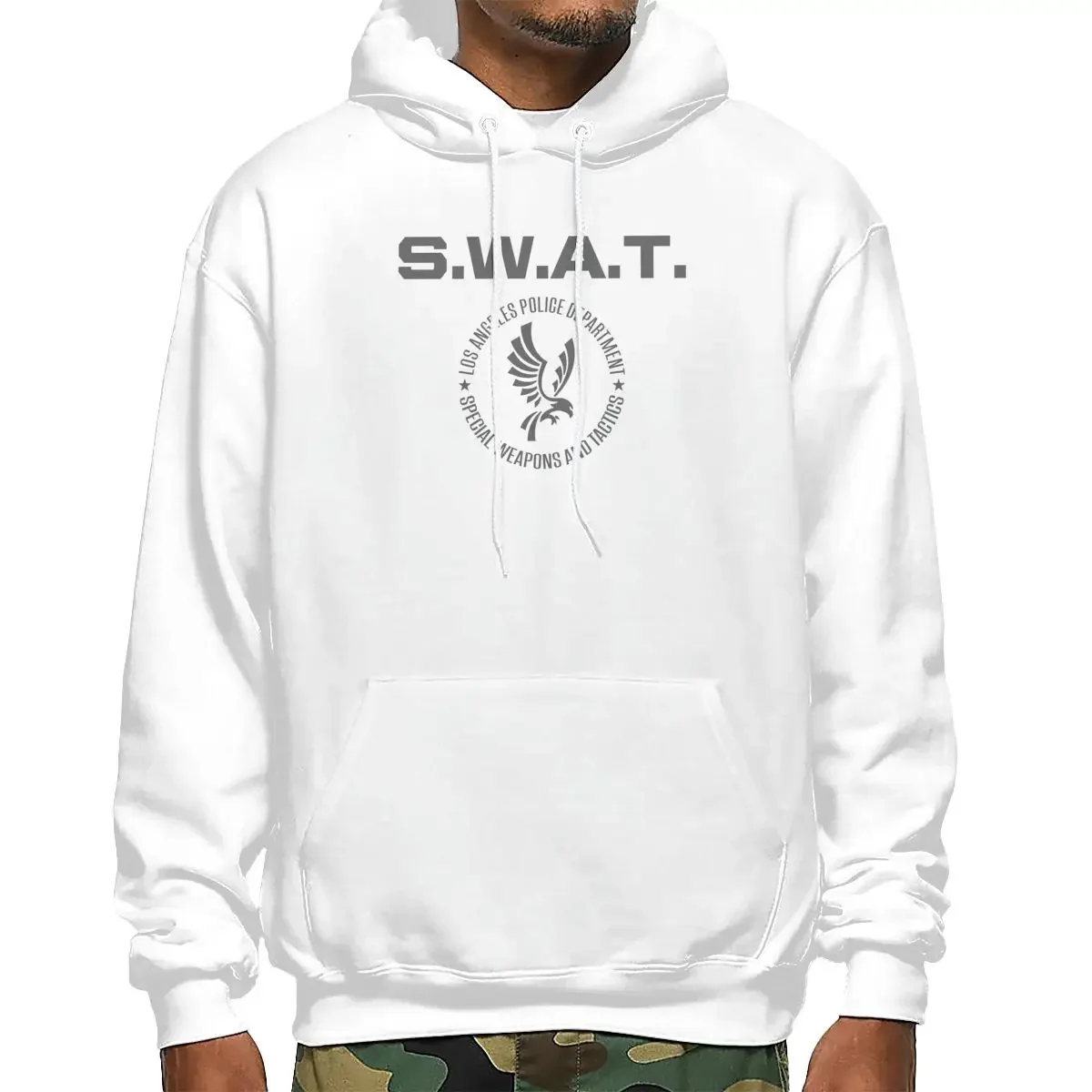 Swat Lapd Los Angeles Police Dep Tv Series S.W.A.T. Reboot Inspired Hoodie Sweatshirts Hoodies Cool Casual Splicing Streetwear