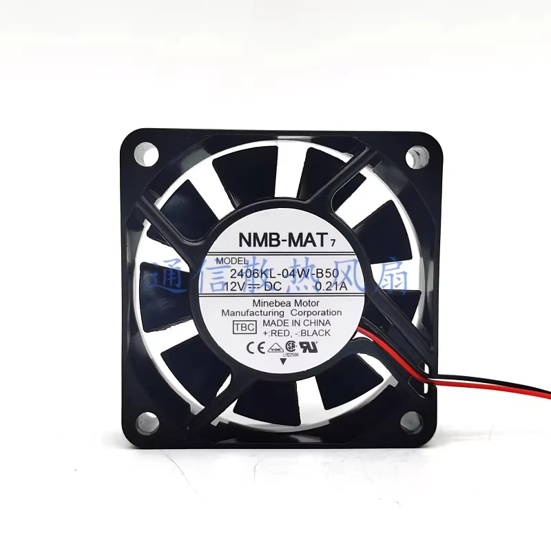 

HTS...1 piece NMB 2406KL-04W-B50 12VDC 0.21A inverter chassis cooling fan 6015 6CM