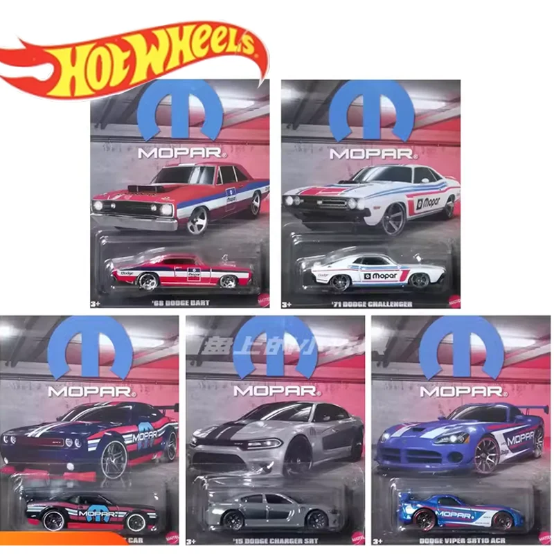 Mattel Hot Wheels 1/64 Gdg44 Mopar Series Dodge Dart Dodge Challenger Viper Srt10 Car Collectible Car Toys Diecast Vehicle