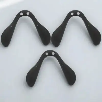 حشية أنف عالمية للنظارات 3 قطع نظارات مريحة لركوب الدراجات وسادة أنف بديلة مضادة للانزلاق لدعم الأنف