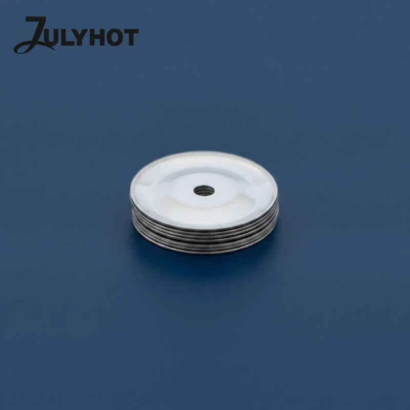 50pcs Tambourine Ring Cymbals Ching Rings Percussion Instrument Drum Ring Double Row Rattle Drum Rings Accessories