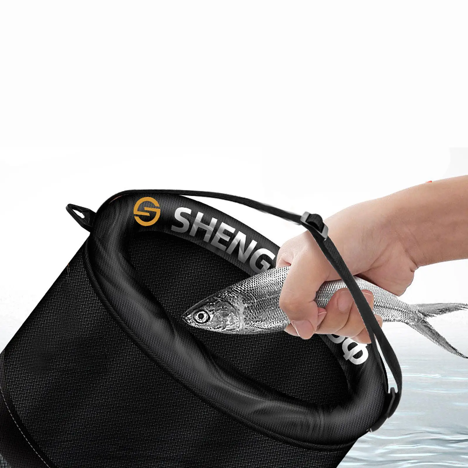 

Складная портативная плавающая корзина для рыбы с колодением рыбы