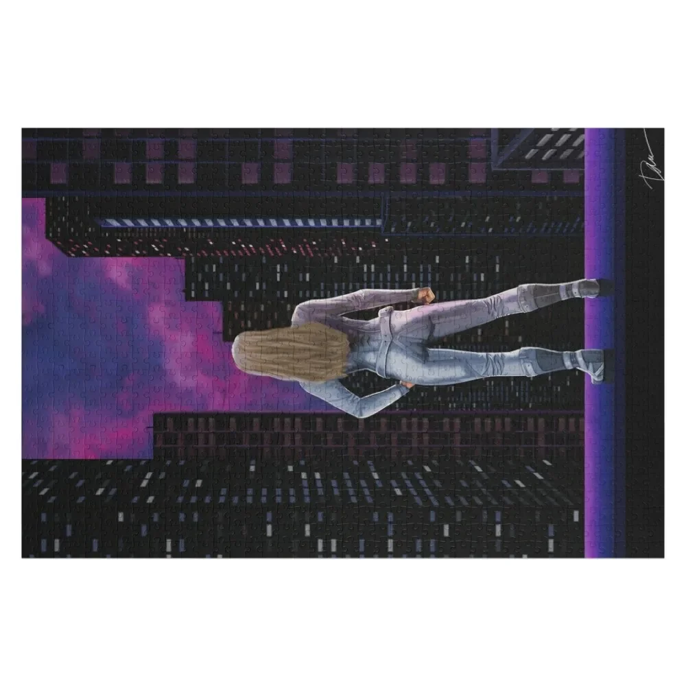 The White Canary Sunset (plain sky) Jigsaw Puzzle Wood Name Jigsaw Custom Customs With Photo Woods For Adults Puzzle